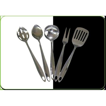 NUSTEEL Kitchen Tool Set - Silver TG-RSY-T5